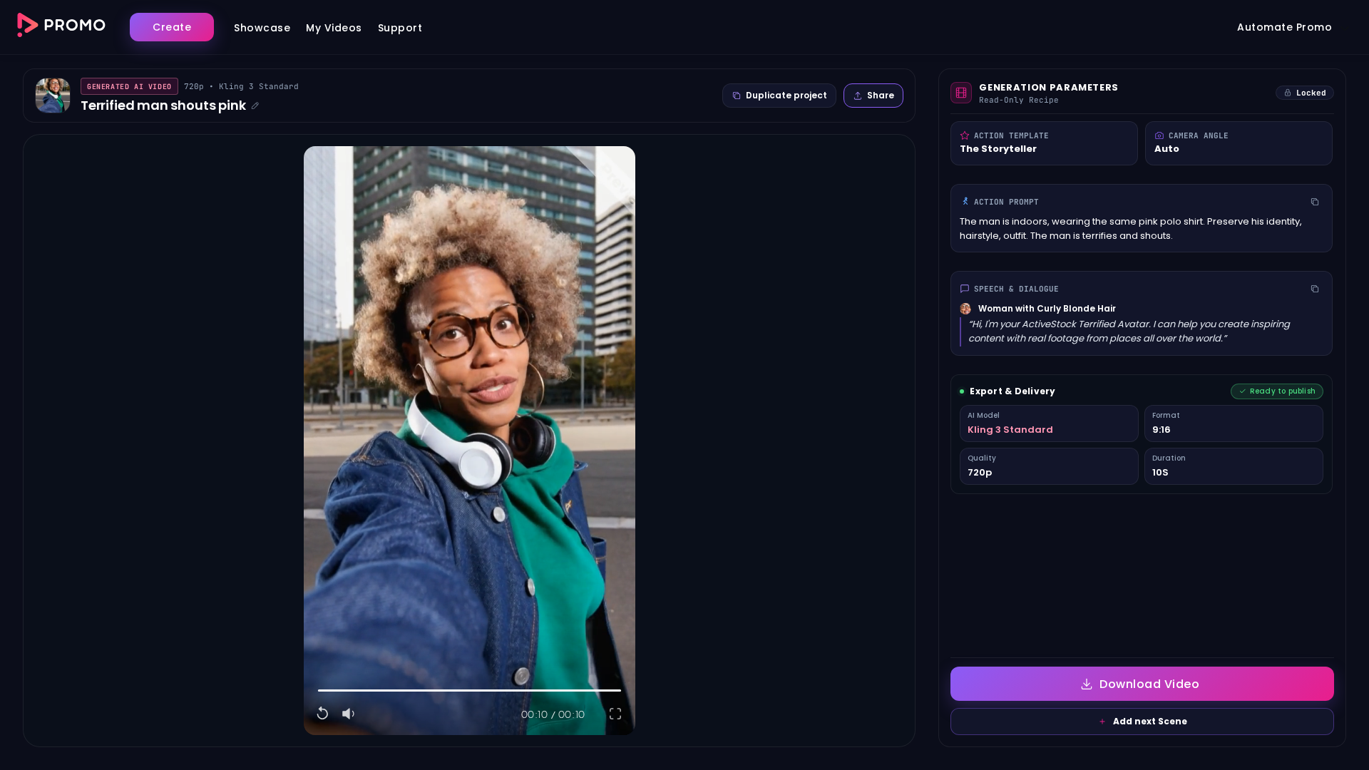 Test failure screenshot